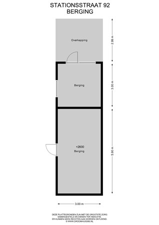 Floorplan - Stationsstraat 92, 6181 AK Elsloo